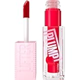 Lifter Gloss Lifter Plump, Plumping Lip Gloss with Chili Pepper and 5% Maxi-Lip, Red Flag, Sheer Red, 1 Count