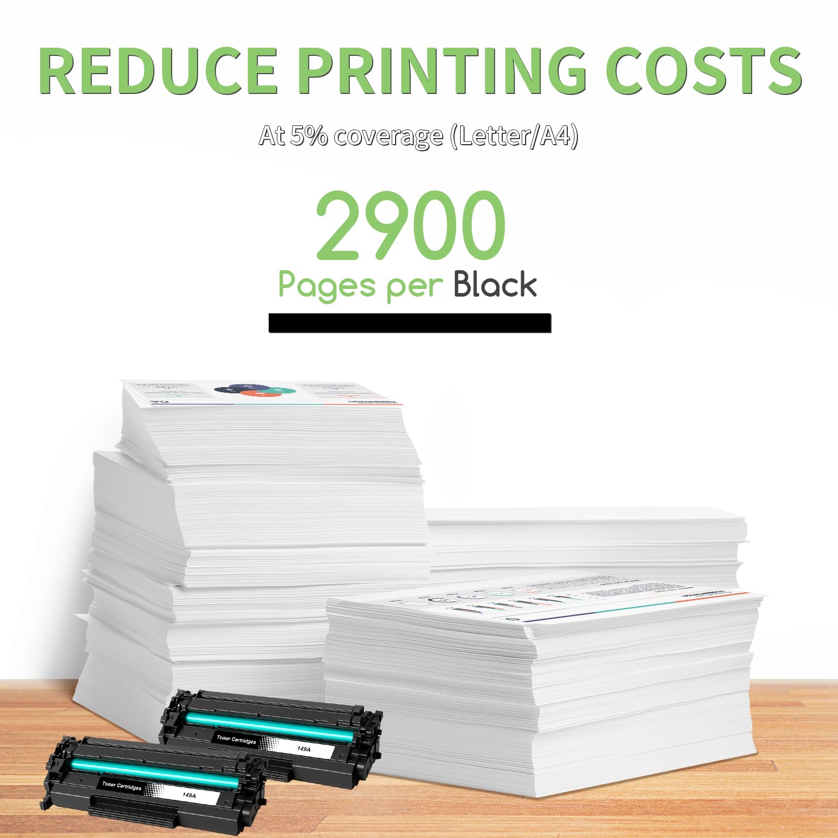 Veson 149A W1490A Toner (Mit Chip) Kompatibel für HP 149A 149X W1490A W1490X für HP LaserJet Pro MFP 4102dw für LaserJet Pro MFP 4102fdw 4102fdn und LaserJet Pro 4002d 4002dn 4002dw (2 Schwarz ) – Bild 3