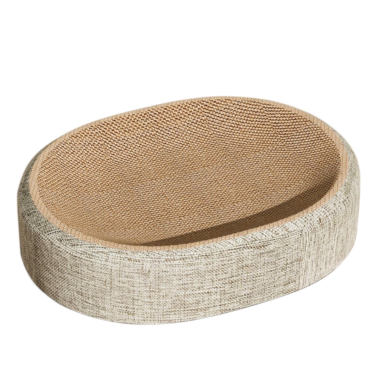 Bol à gratter pour Chat en sisal Naturel, Coussin | naturel écologique, résistant à l'usure, anti-stress, pour grands et petits chats