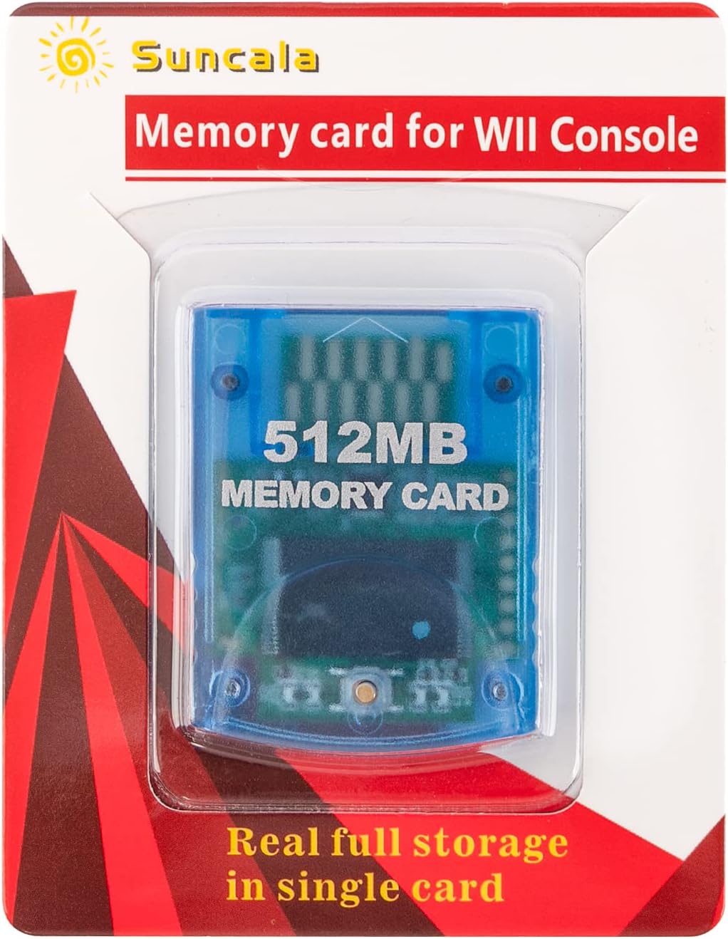 Memory Card Compatible with Gamecube and Wii Console, 512MB Memory Card for Nintendo Gamecube