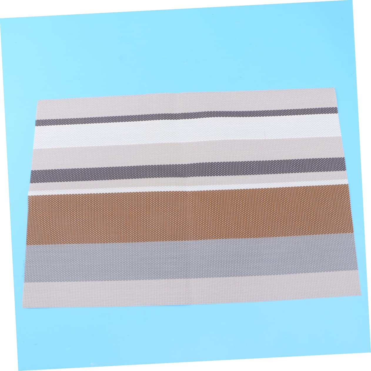 DECHOUS 3pcs Water-Proof Western Mat - Cup Pad PVC Cup Pad Cup Mat Table Mat Rectangle