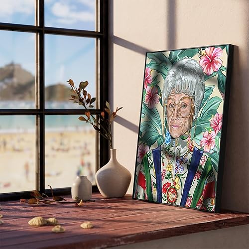 Miniatura 3 de Póster enmarcado retro de los años 80 con diseño de Sophia Golden&Girls de Sophia Golden & Girls para decoración de pared, impresiones artísticas