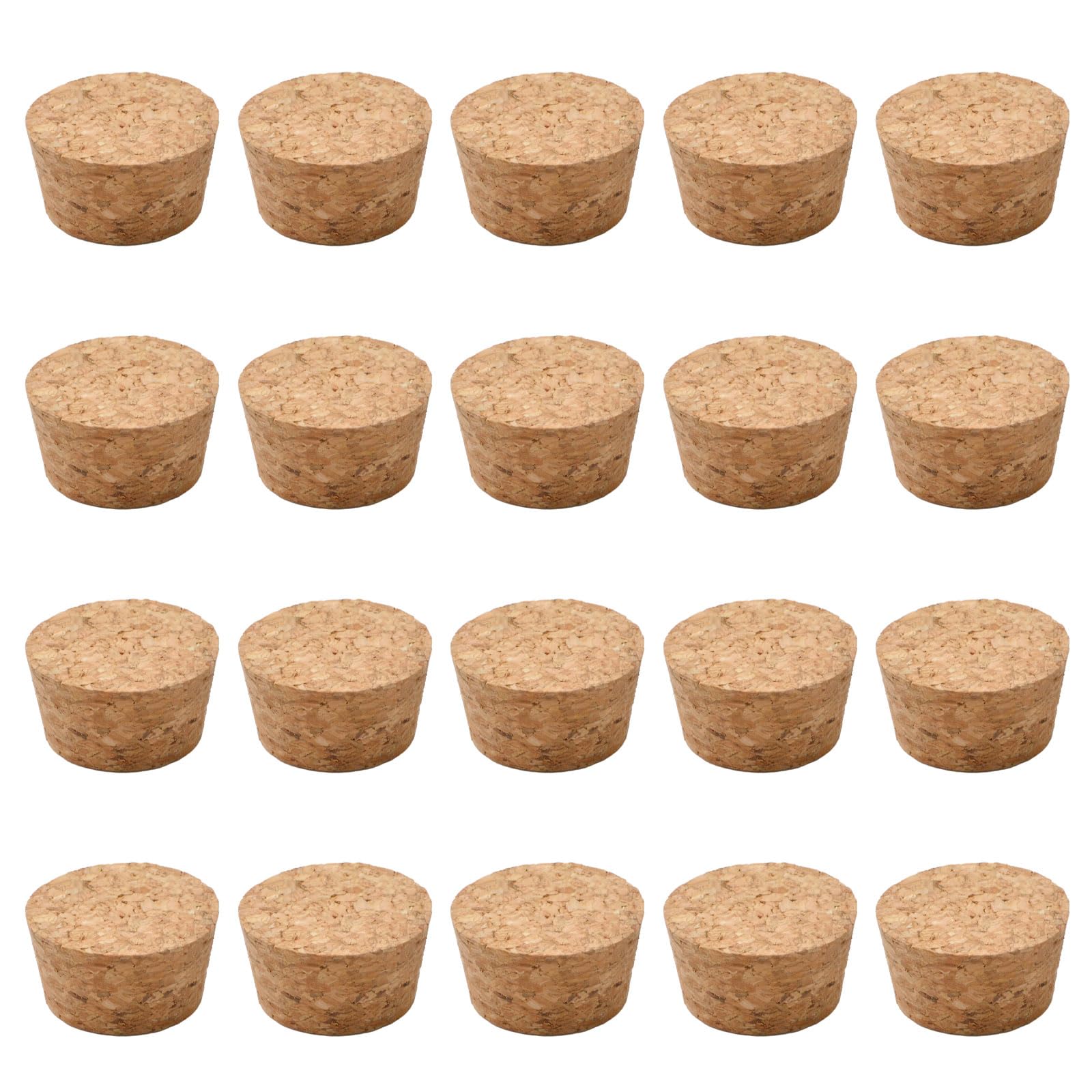 INCREWAY Corchos de madera blanda naturales, 20 piezas, tapones cónicos de corcho, tapones de vidrio grandes y pequeños para botellas de vino y cerveza — view 29