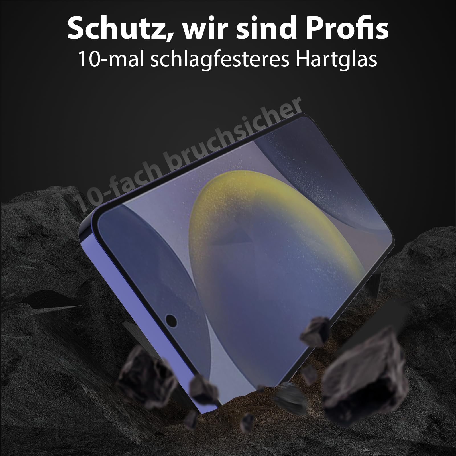 6x 9H Panzerhartglas für Samsung Galaxy S25 Edge HD KLAR Auto Dust Elimination echtes Tempered Glass Schutzglas Displayschutz Schutzfolie Screen-Protector