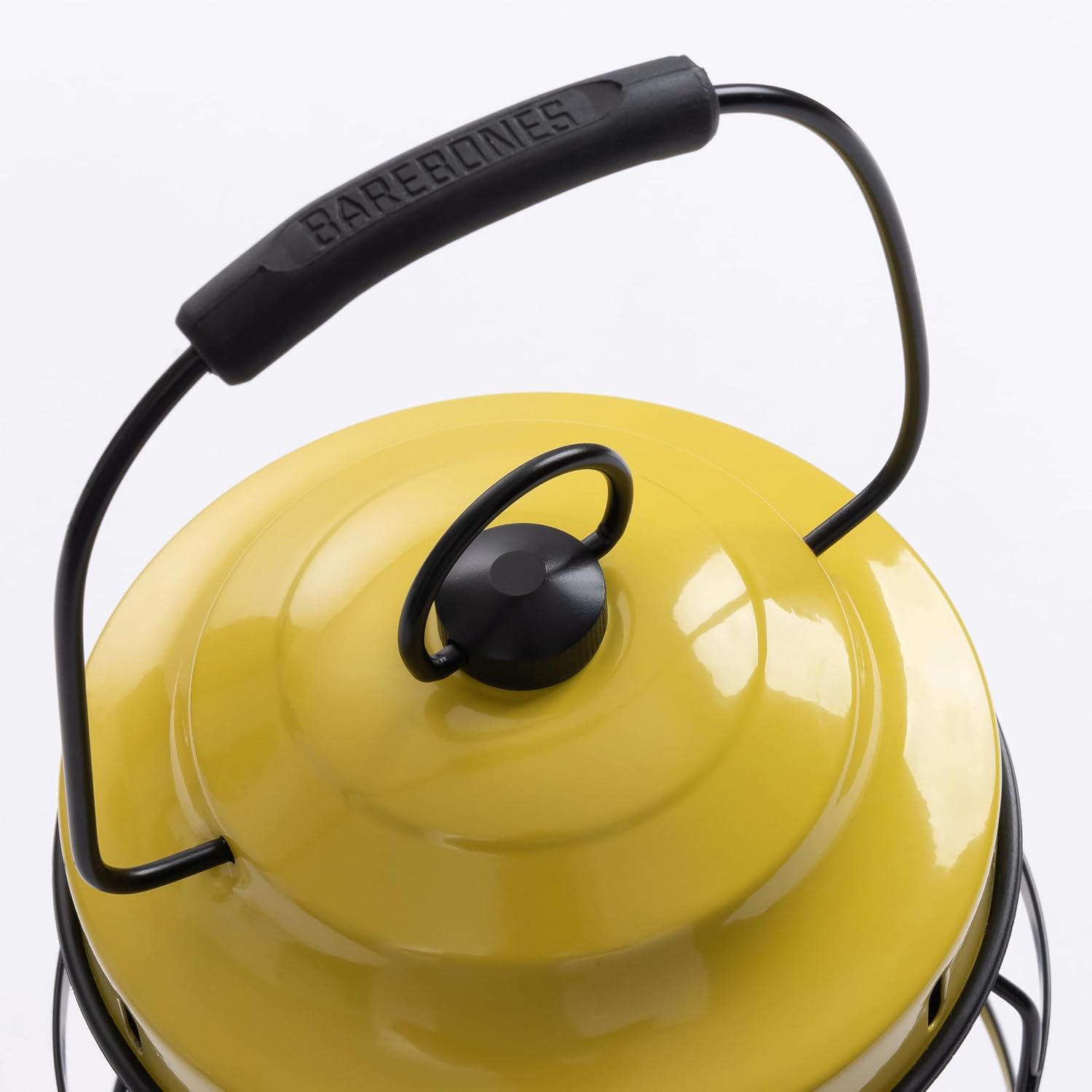 Barebones Forest Lantern – Dusty Yellow, Vintage Rechargeable LED Lantern with Adjustable Brightness – Battery Operated Camping Light for Outdoor Adventures, Backyard Gatherings, and Emergency Use - Image 3