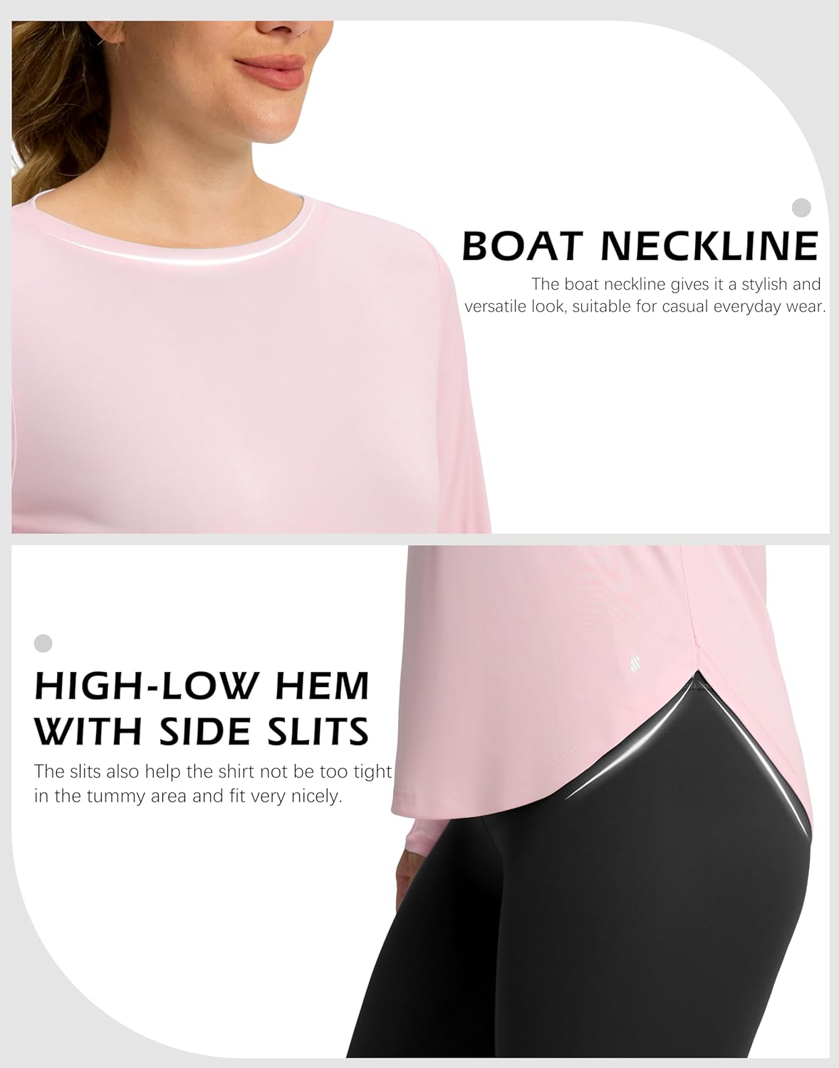 Soothfeel Women's Sun Shirts UPF 50+ UV Protection Lightweight Quick Dry SPF Long Sleeve Workout Hiking Tops Outdoor Clothing - Image 6