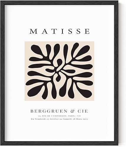 HAUS AND HUES Matisse - Impresión artística abstracta  Póster de exposición de arte de Henri Matisse, dibujo estético, pintura de Matisse, arte