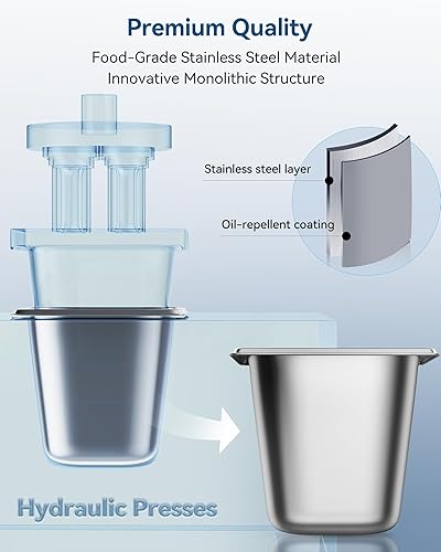 Miniatura 2 de Pan de hotel de 6 pulgadas de profundidad para mesa de vapor, 6 unidades, tamaño 16, sartén de hotel de calibre 22, acero inoxidable, antiatascos