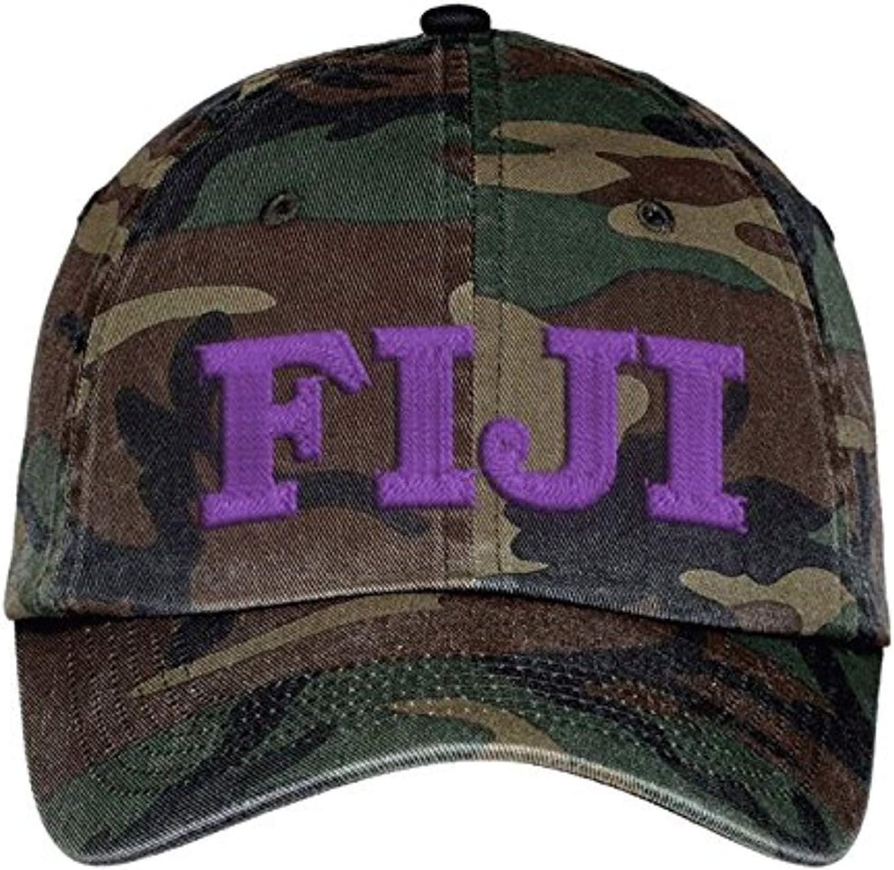 Fiji Lettered Camouflage Hat