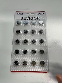 BEVIGOR LR44 AG13 357 303 SR44 Battery 1.5V Button Coin Cell Batteries 20 Pack