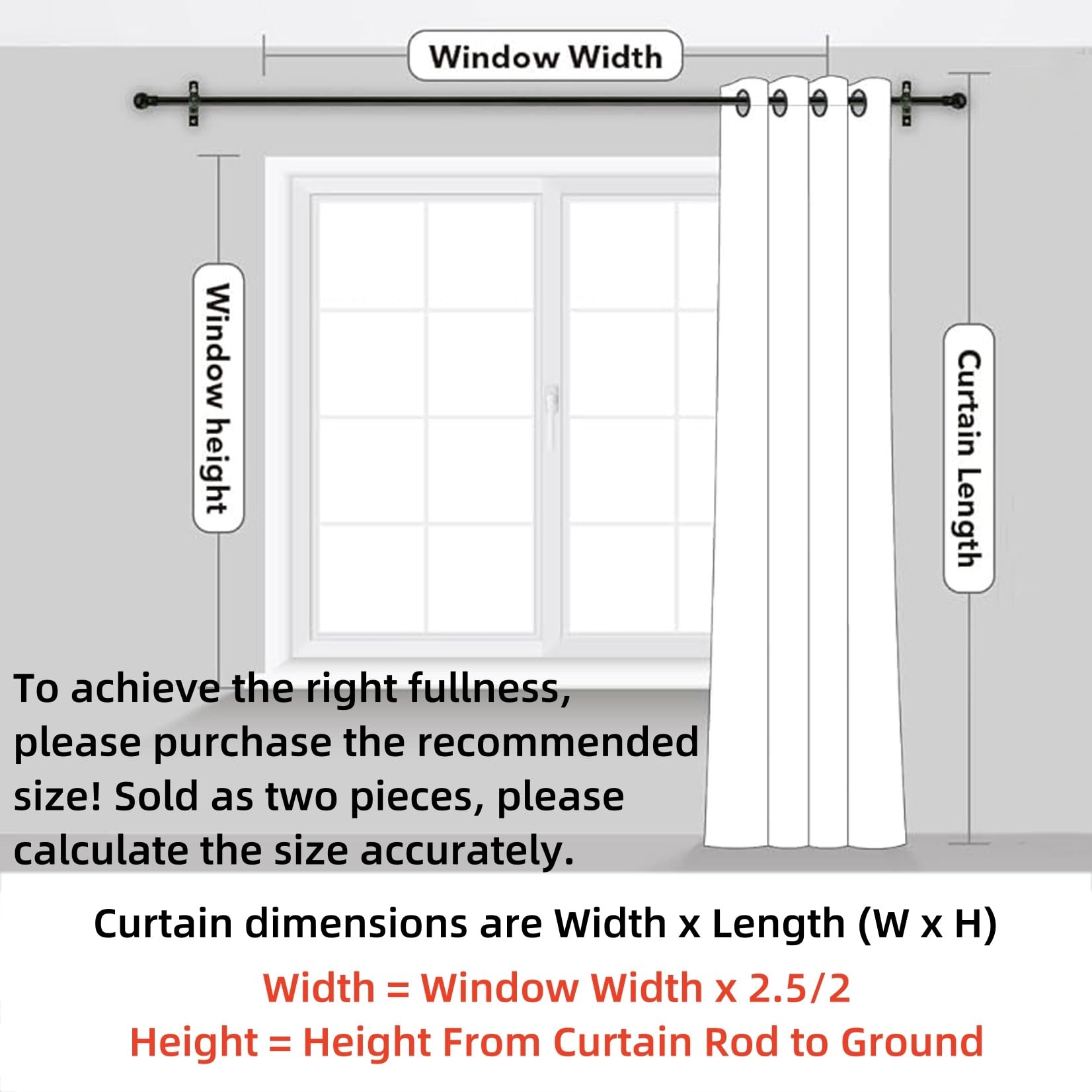 Amazon｜カーテン 210 x 190 cm 80％以上遮光 断熱 防寒 防音 省エネ