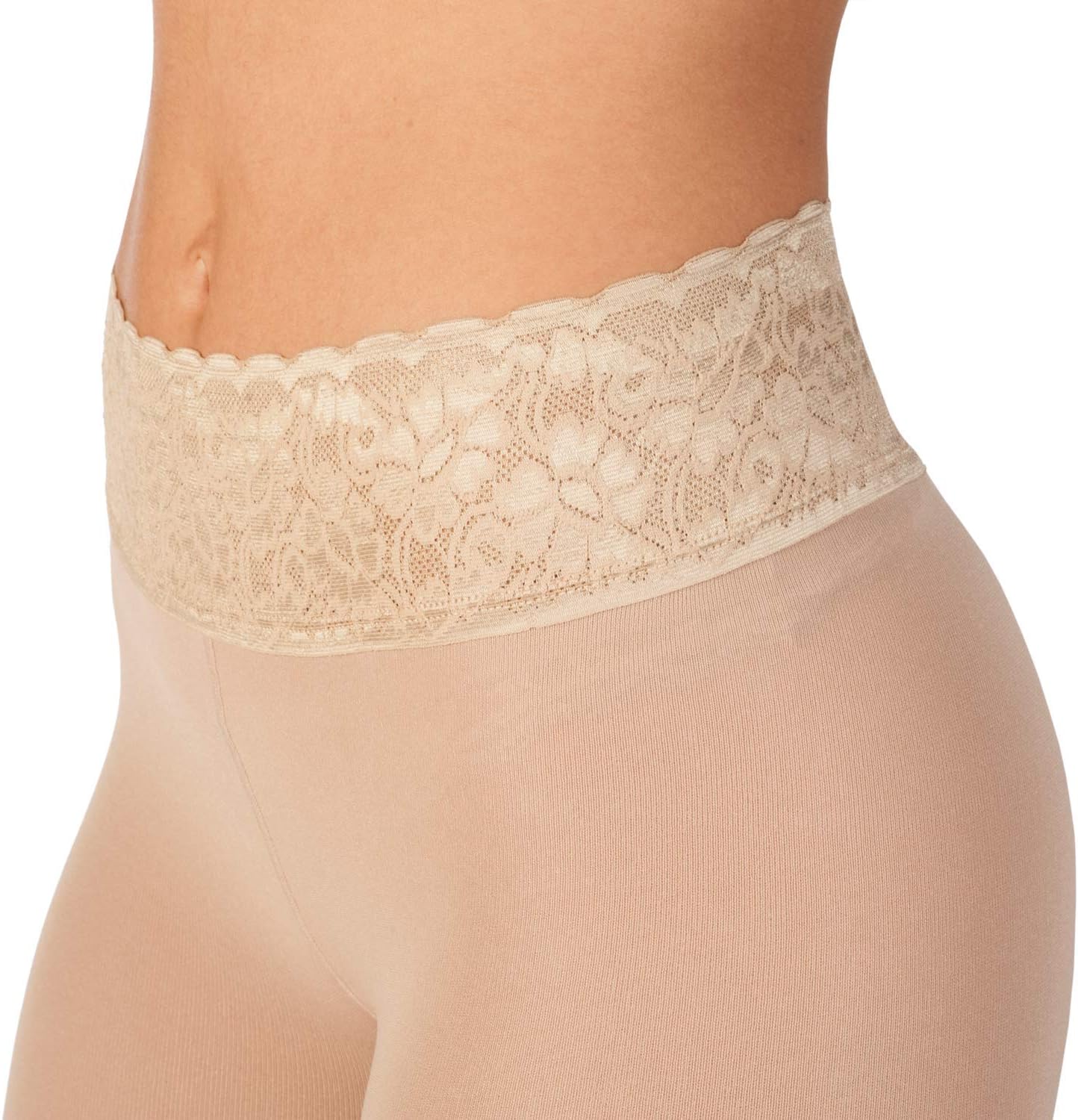 Hipstik Sheer Pantyhose for Women | Sheer Tights with Comfort Lace Top | Non Control Top Pantyhose | Nylon Sheers Hosiery