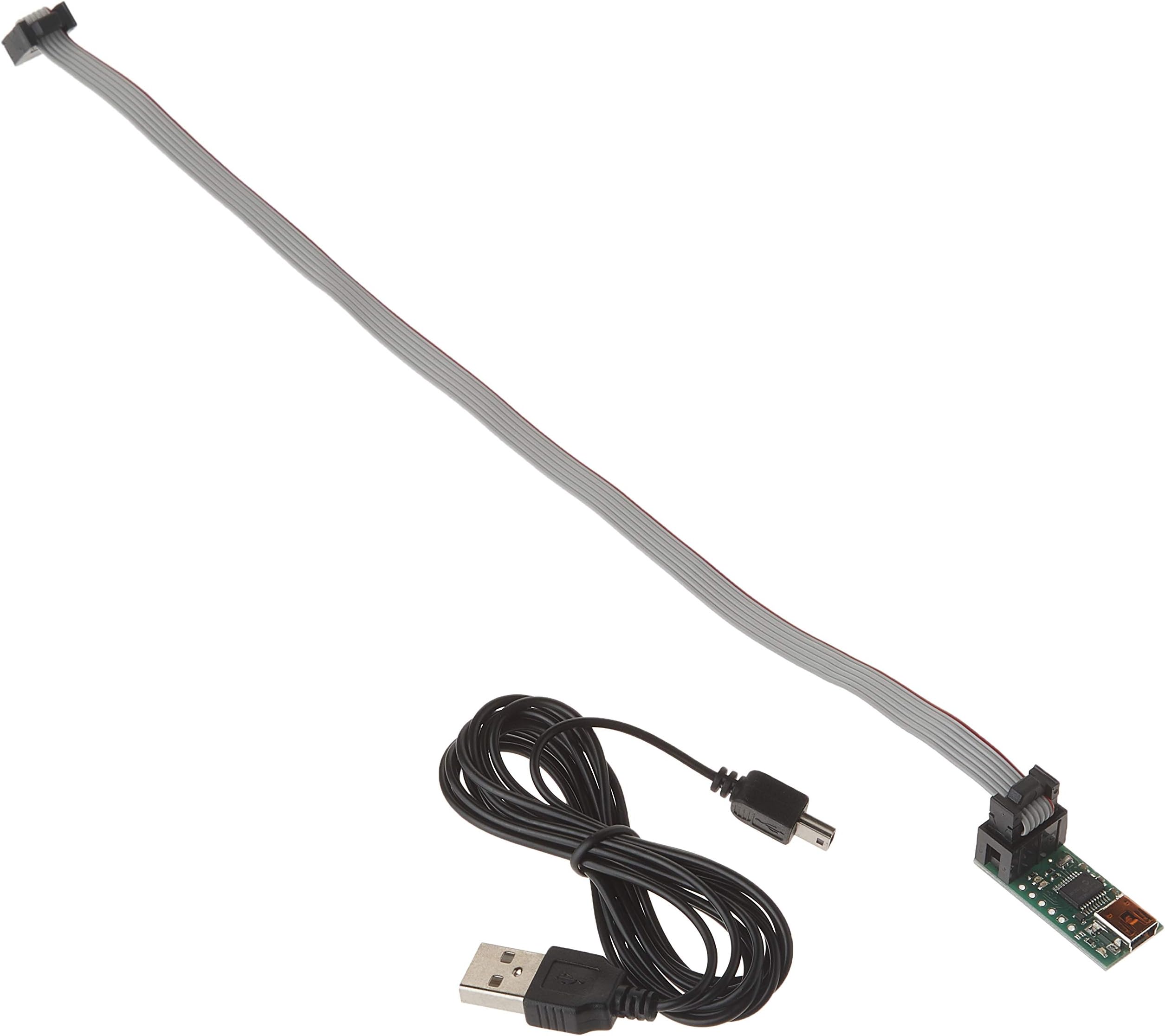 Pololu 1300 USB AVR Programmer, 6-Pin ISP Programming Cable, USB-A to Mini-B Cable