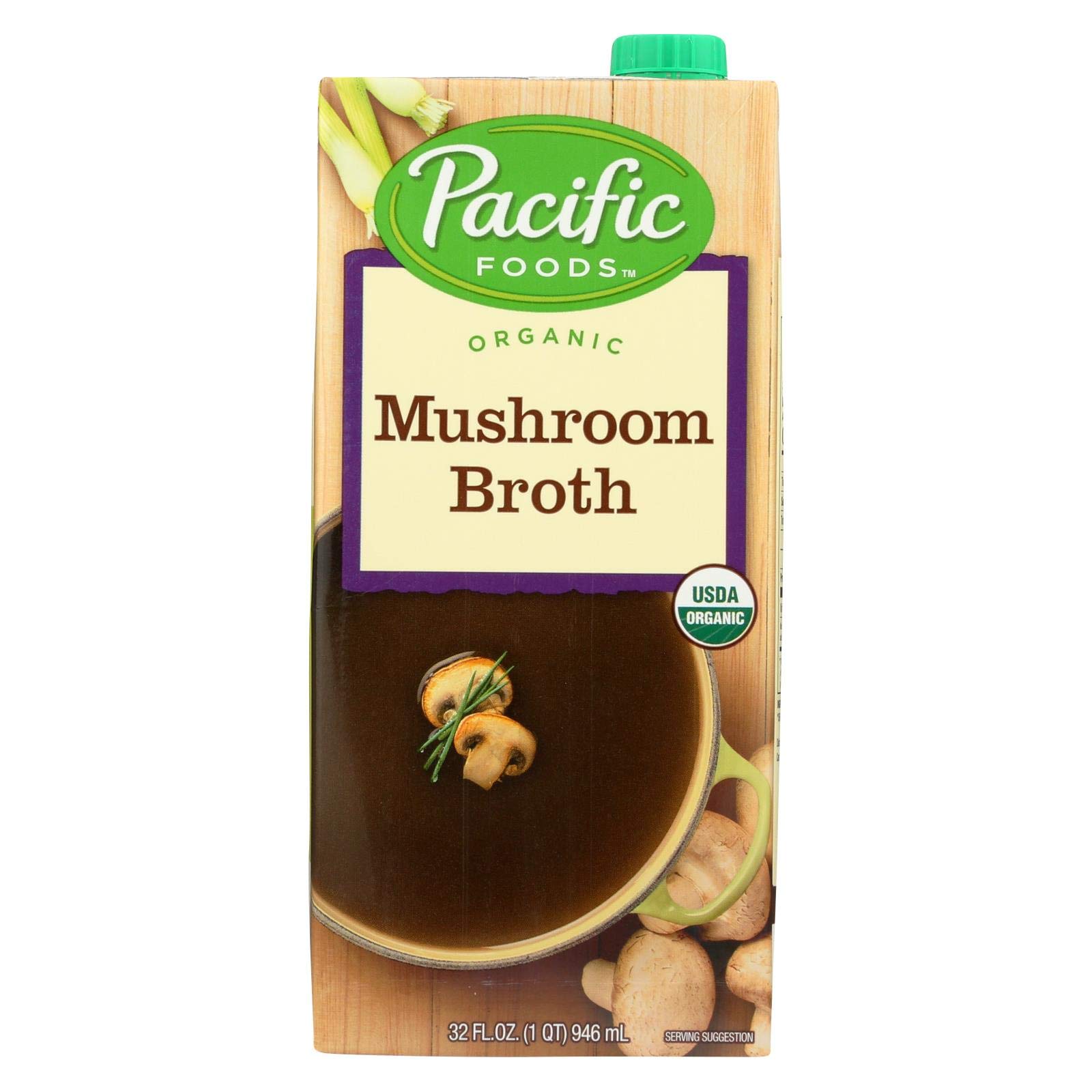 Pacific Foods Organic Mushroom Broth, 32 Ounce