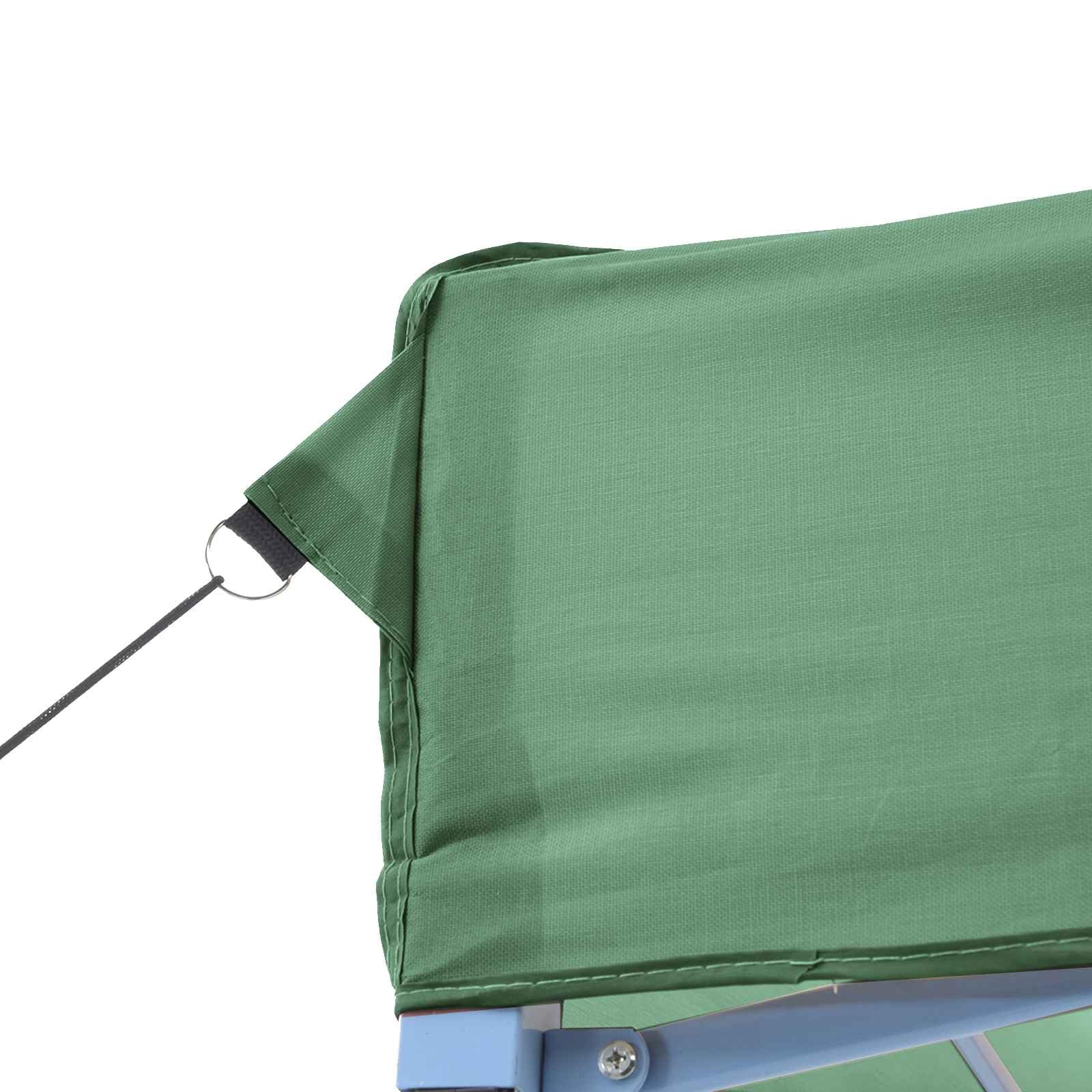Namiot imprezowy, zielony, z tkaniny Oxford, 292 x 580 x 315 cm, składany namiot ogrodowy z dachem wodnym, wiatroszczelny pawilon do użytku na zewnątrz, na kemping, wesele, grillowanie, taras