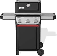 Weber Spirit E-310 3-Burner Propane Gas Grill, Black - Porcelain-Enameled Cast Iron Grates, Snap-Jet Ignition for Even BBQ Cooking