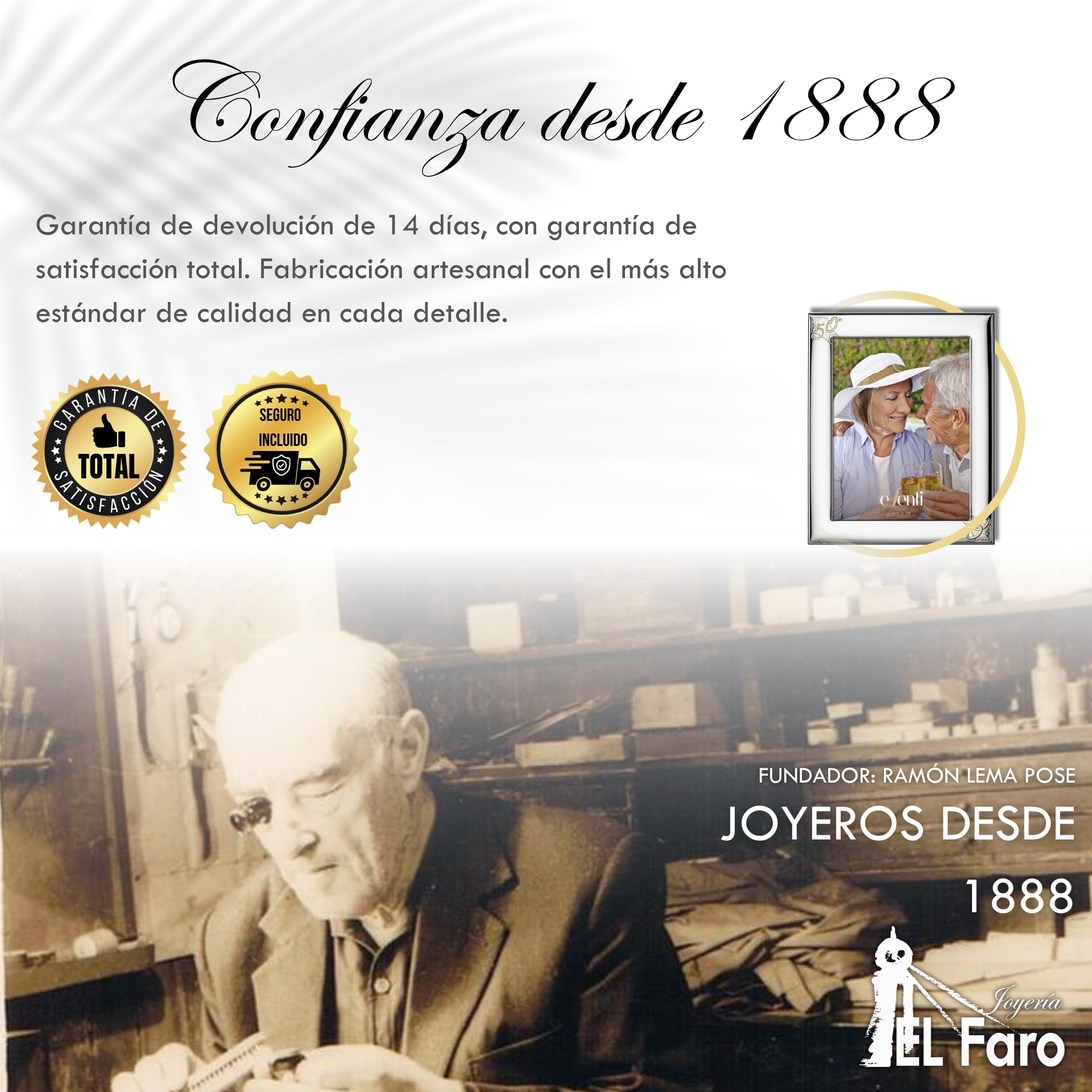 El Faro JOYERIA Marco fotos personalizado 18x24 bilaminada