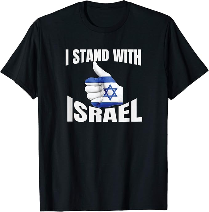 I Stand With Israel Christian T Shirt Clothing