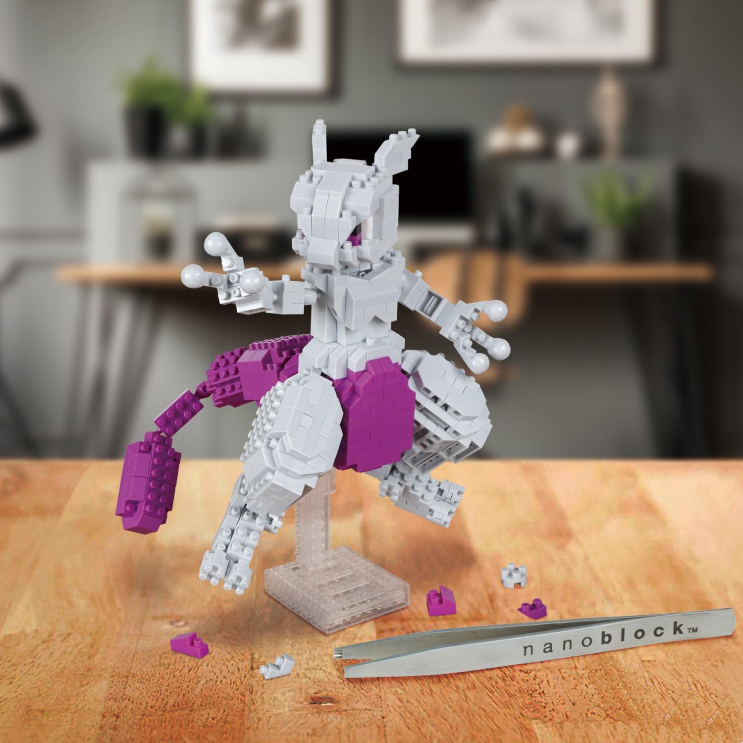 nanoblock - Pokémon - Mewtwo Deluxe Edition, Pokémon Series Building Kit