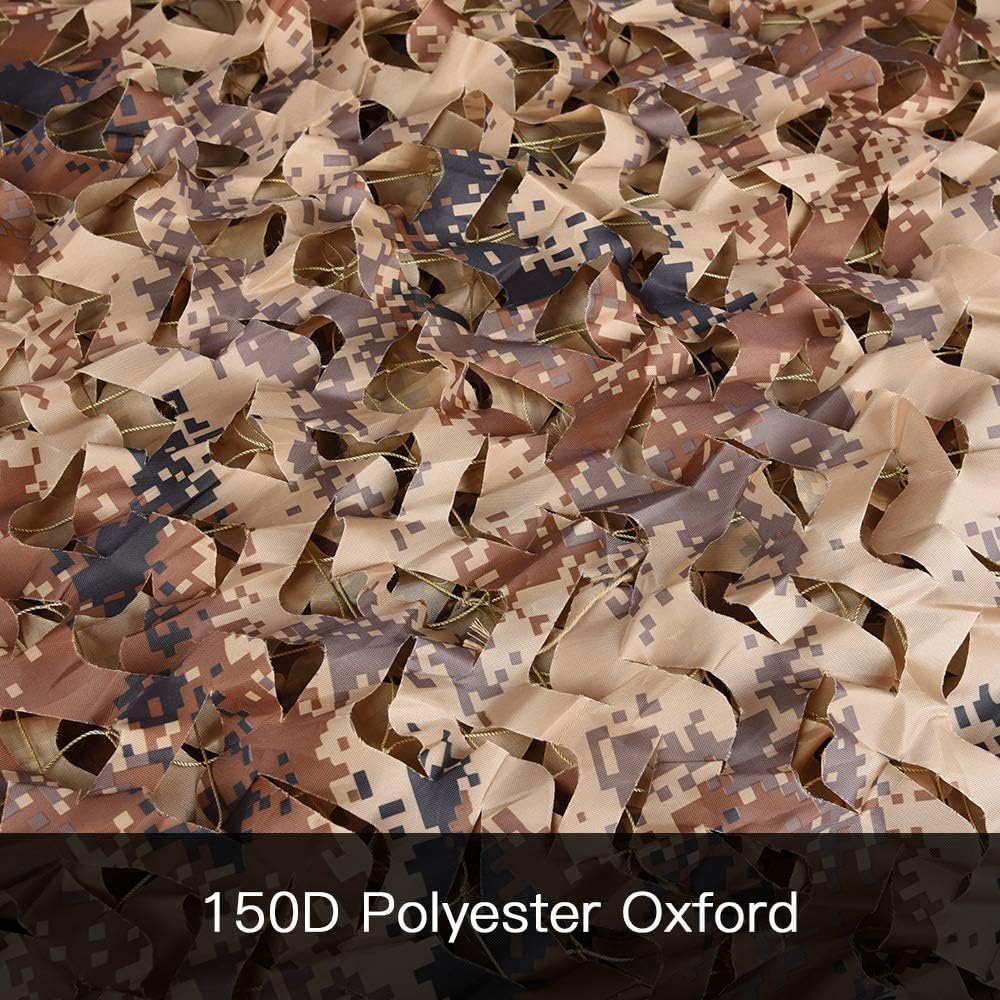 LOOGU Camo Netting, Camouflage Netting Camouflage Net Blinds for Sunshade, Camping, Shooting and Hunting and Many More