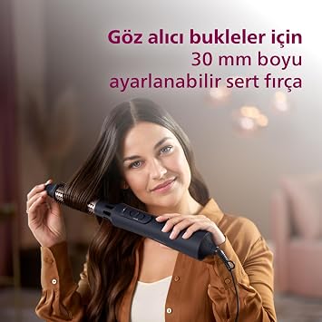 Philips 5’i 1-in-1 Hair Styling and Drying Set, Argan Oil Ceramic Coating, Ionic Care, 5-Apparatus Air Styler, Equal Heat Distribution, 3 Heat and Speed Adjustments, Cold Air Function, BHA530/00