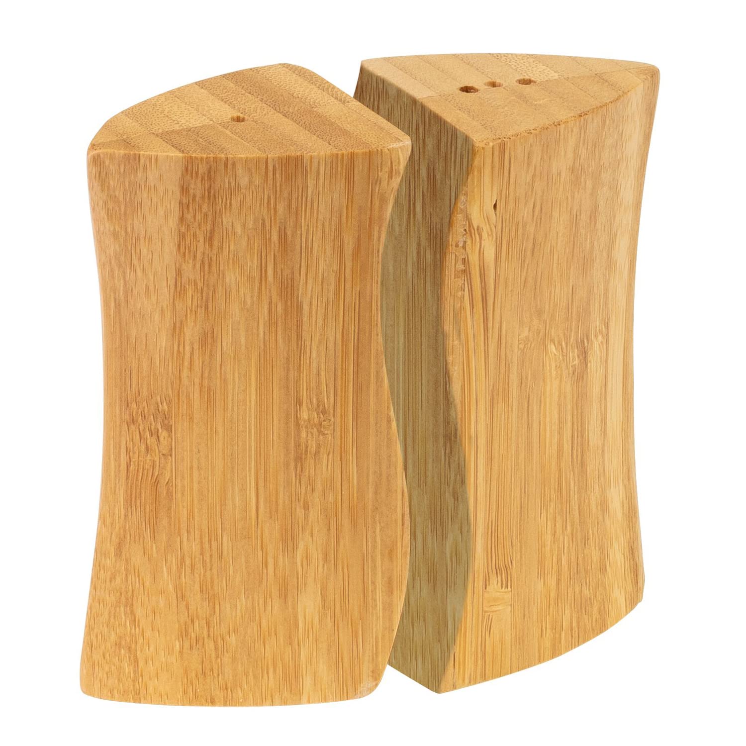 Westmark Salt and Pepper Shaker Set, 2 pcs, capacity: 15 ml each, bamboo, Tapas + Friends, light brown, 70062270