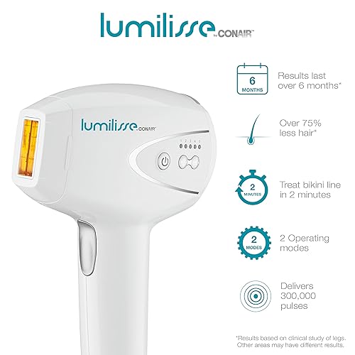Miniatura 4 de Conair Lumilisse IPL depilación, dispositivo de depilación de cuerpo entero para mujeres