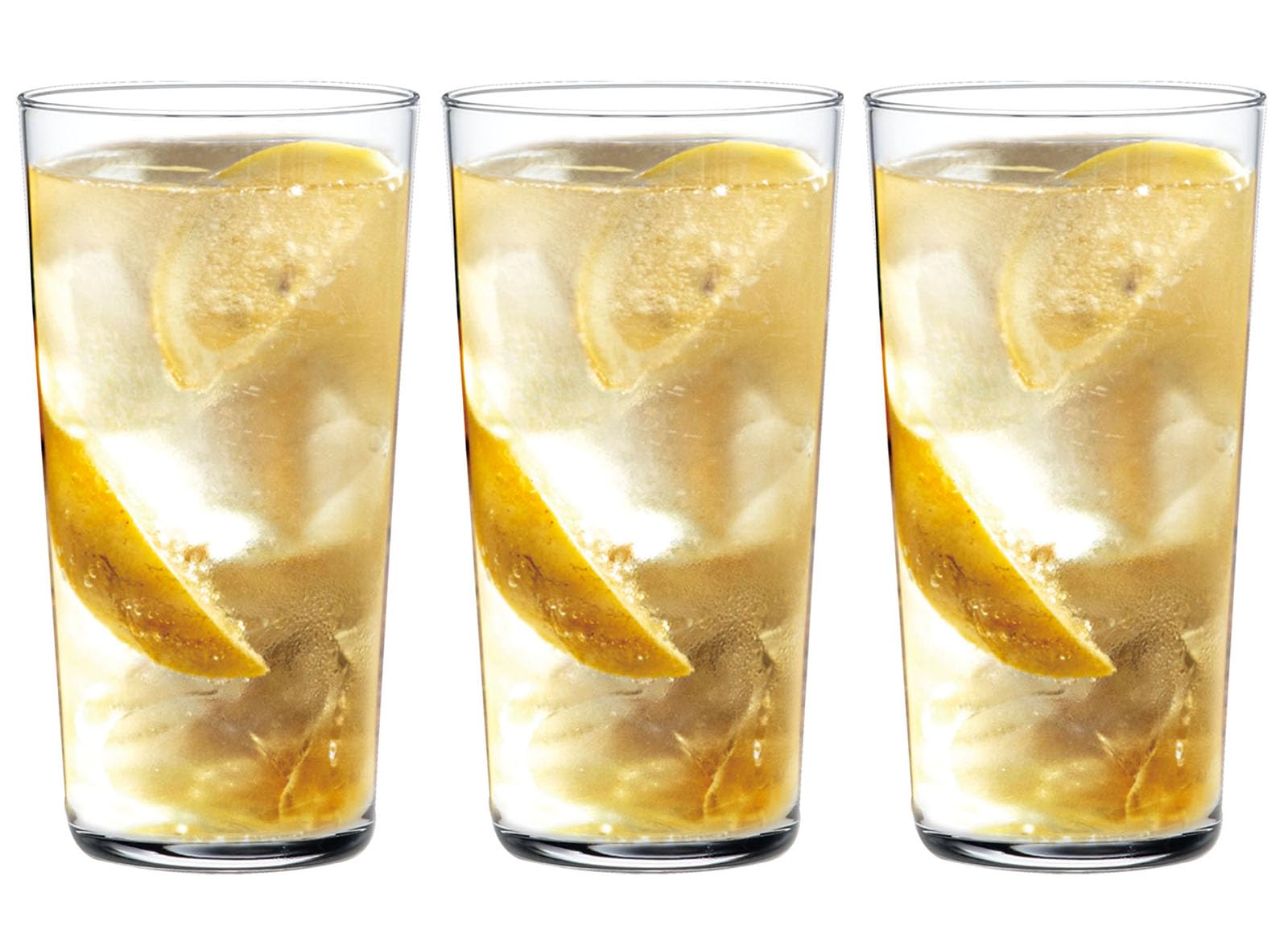 Toyo Sasaki Thin Wall Tumbler Set of 3 12oz Highball Beer Glass Japan