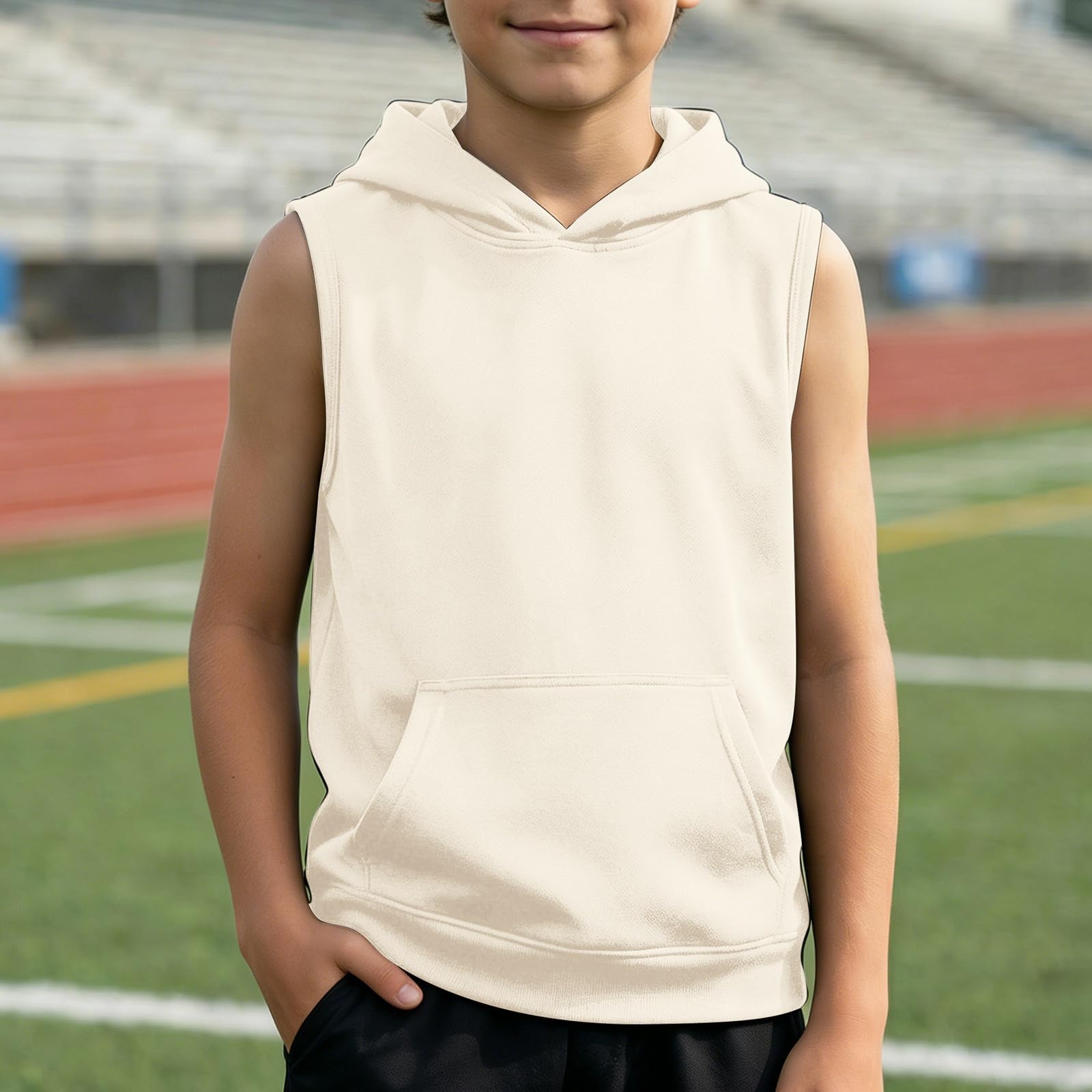 Camiseta sin Mangas para niños, Camiseta Deportiva sin Mangas para Entrenamiento./326