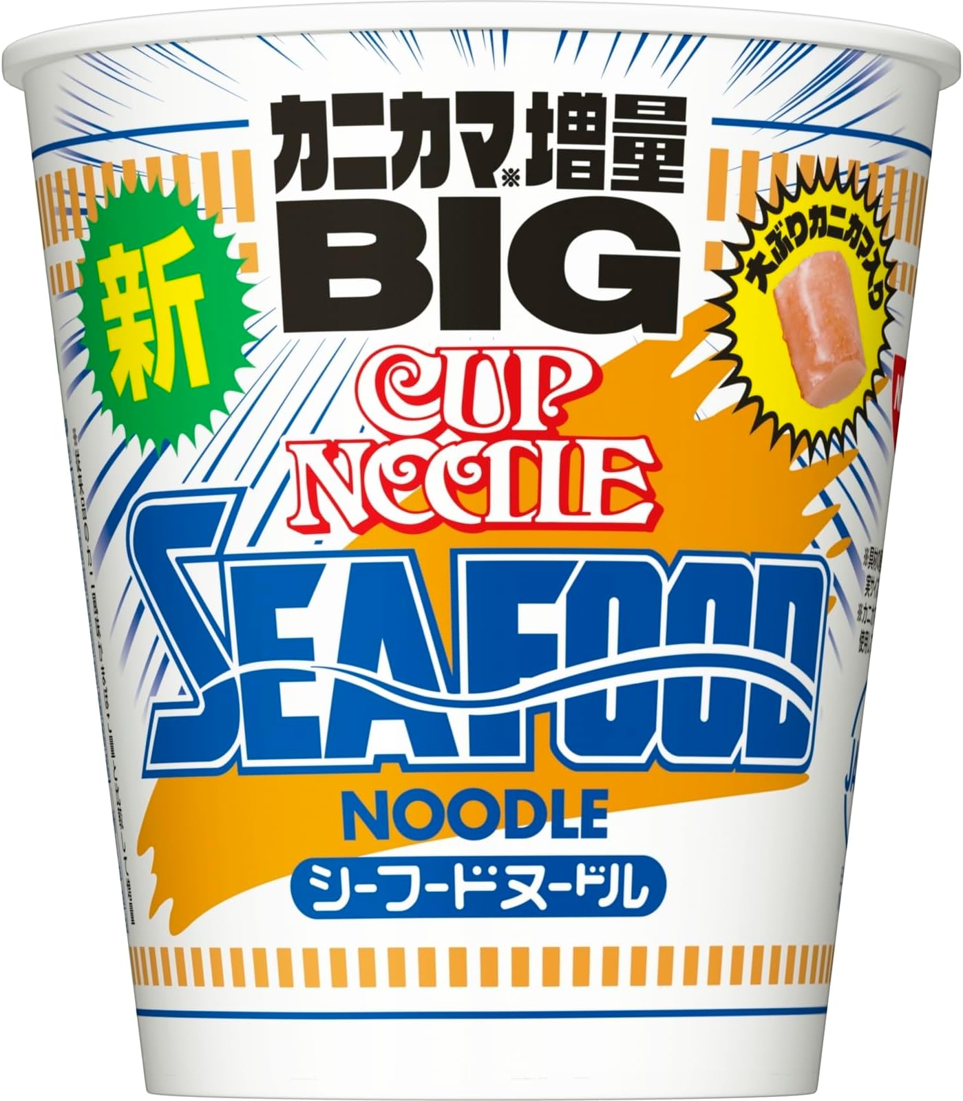 Nissin Cup Noodle Seafood Big 104g ~ 12 pieces