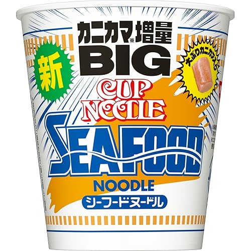 Nissin Cup Fideos Mariscos Grande 3.67 oz ~ 12 piezas