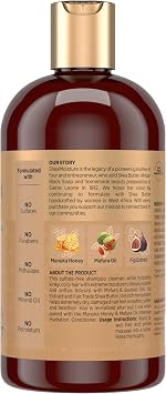 Shea Moisture Manuka Honey & Mafura Oil Intensive Hydration Shampoo with African Rock Fig & Baobab Oil 13 oz