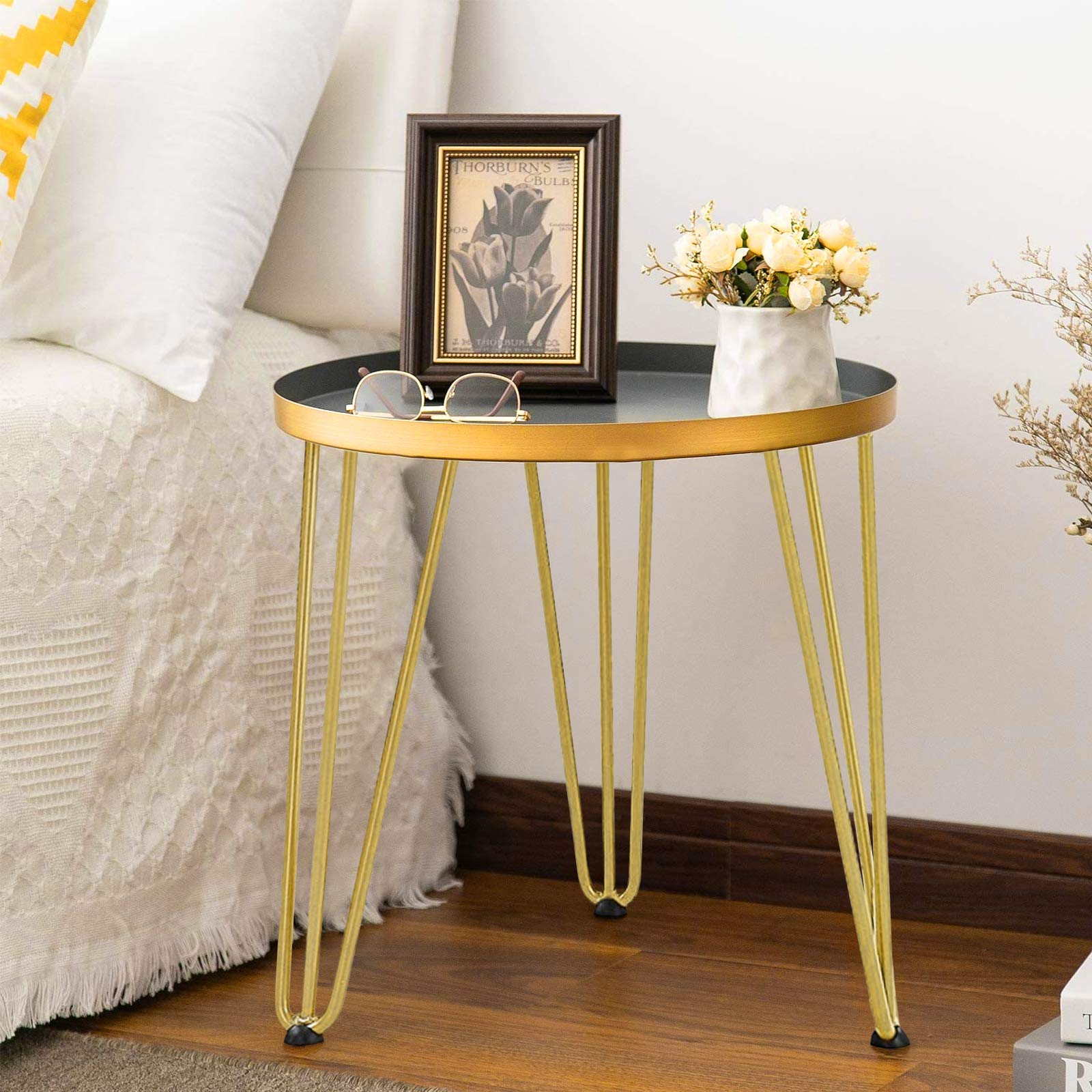 Gambe Per Mobili A Forcina | Set Di 4 | Acciaio | Altezza 10-75 Cm | Con Viti E Piedini - Foto 11