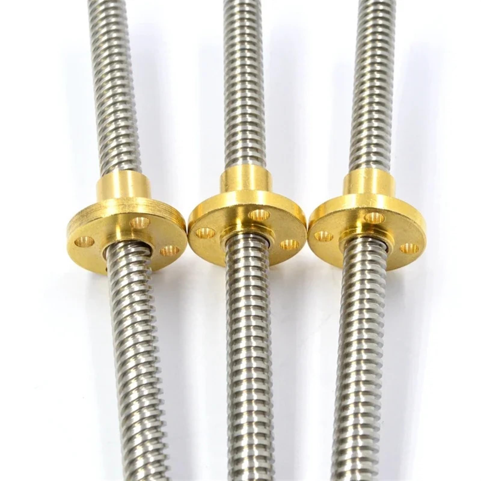 Trapezgewindespindel 1PC T18 Trapez Stange Blei Schraube Gewinde 18mm Blei 4mm Mit Messing Mutter Länge 100 MM-1200MM for 3D Drucker Teile(200mm)