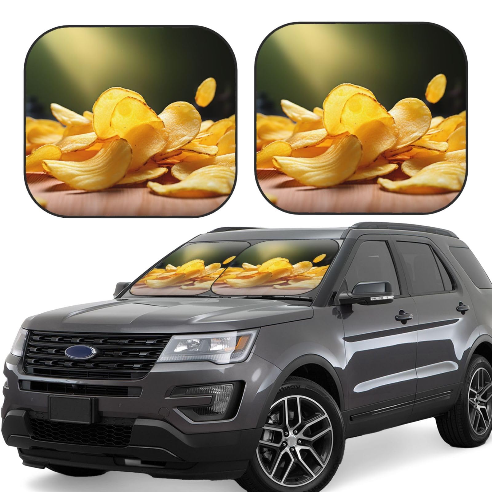 "Call Me Papa" Windshield Sun Shade - Universal Fit For Cars, SUVs & Trucks, Blocks Heat & UV Rays