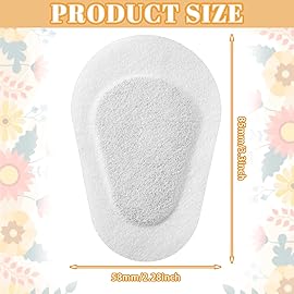 Panitay 40 Pcs Adhesive Eye Patches for Adults Disposable Breathable Medical Eye Patch for Amblyopia Lazy Latex Free Adhesive Bandages for Men(3.3 x 2.3 Inch,White)