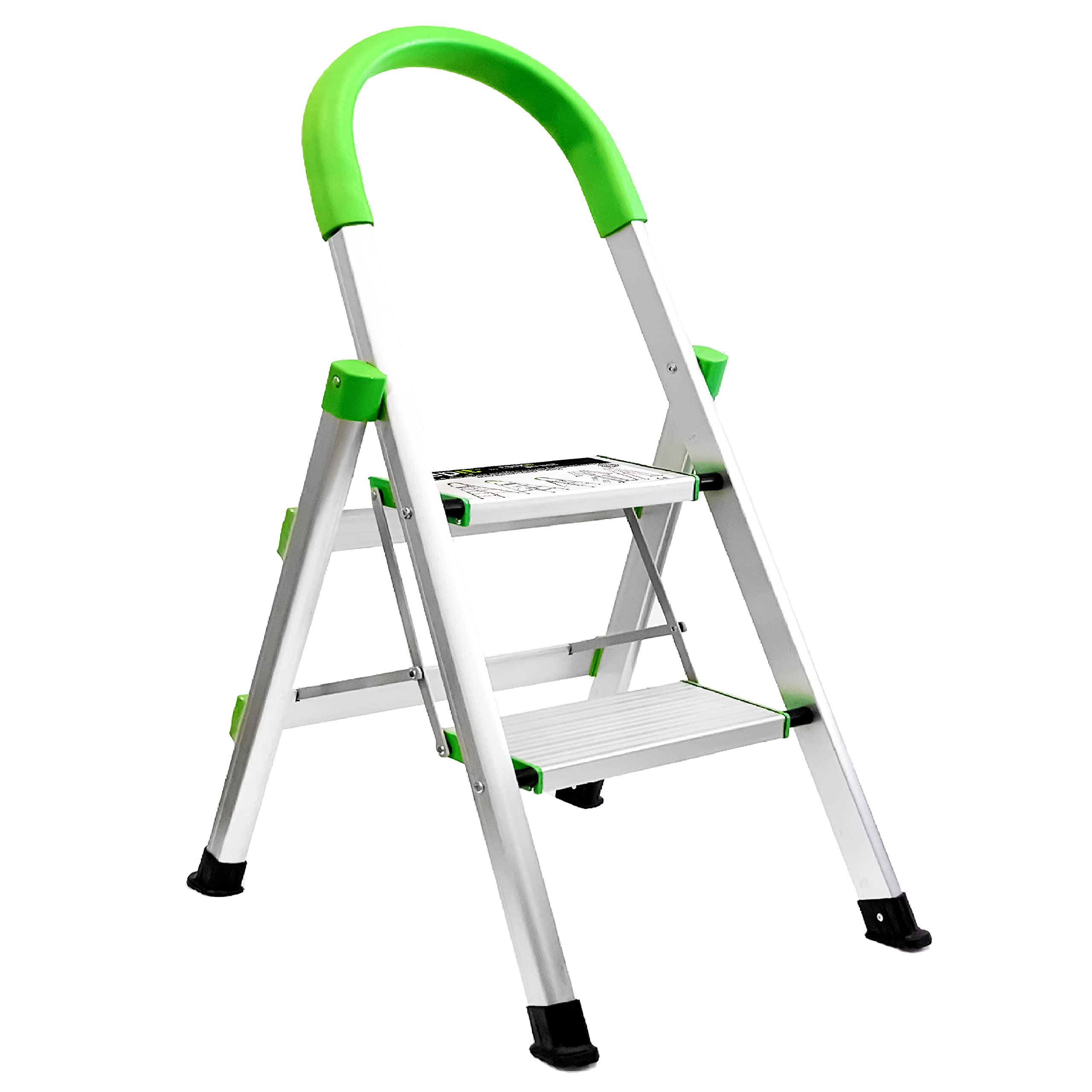 Buy StepIt 2 Step Ladder Portable Folding Aluminium Two Step Ladder