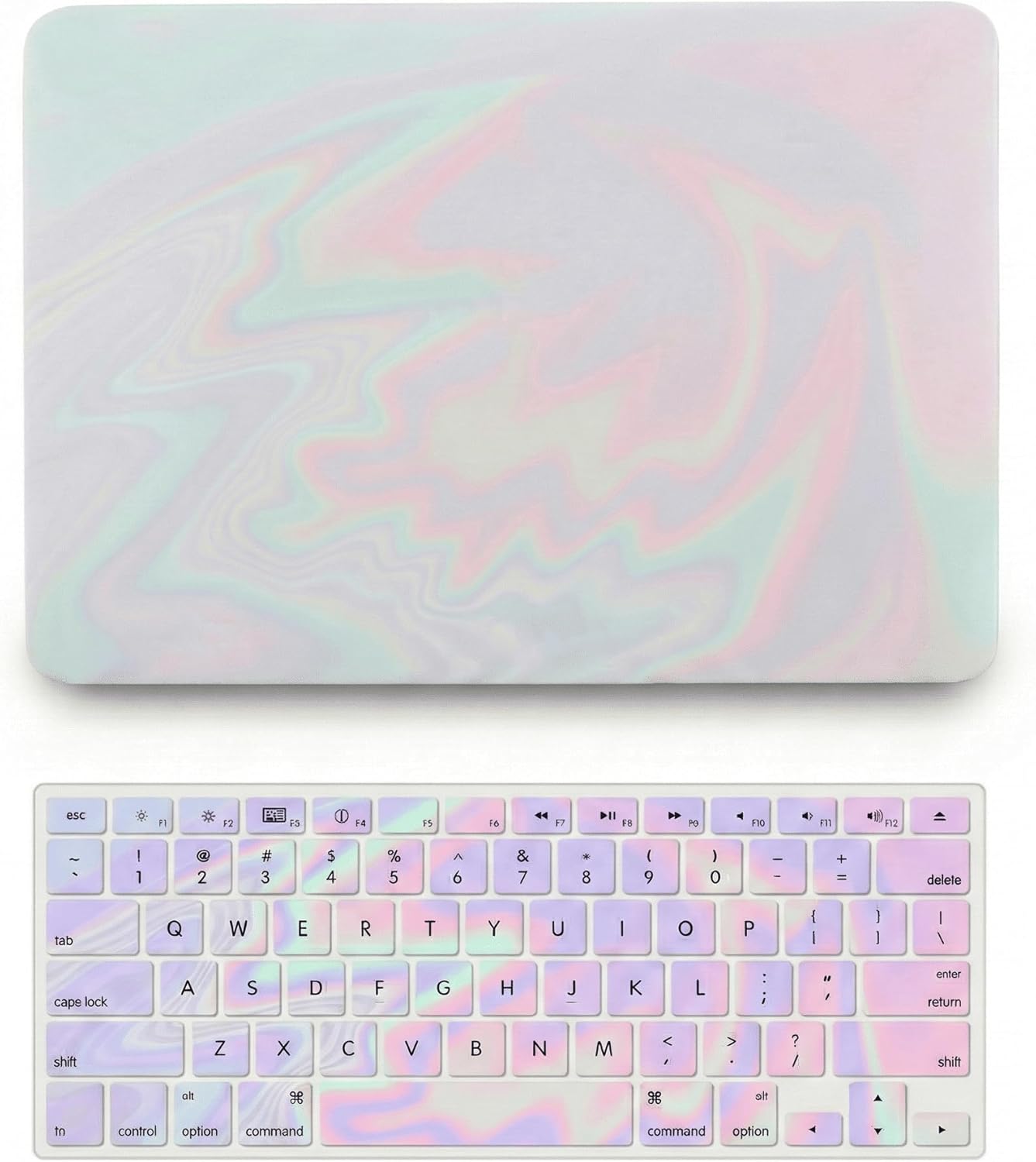 KECC Compatible with MacBook Pro 13 inch Case 2020-2025, 2016-2019 Release M2 M1 A2338 A2289 A2251 A2159 A1989 A1706 A1708 Plastic Hard Shell + Keyboard Cover, Pink Fantasy