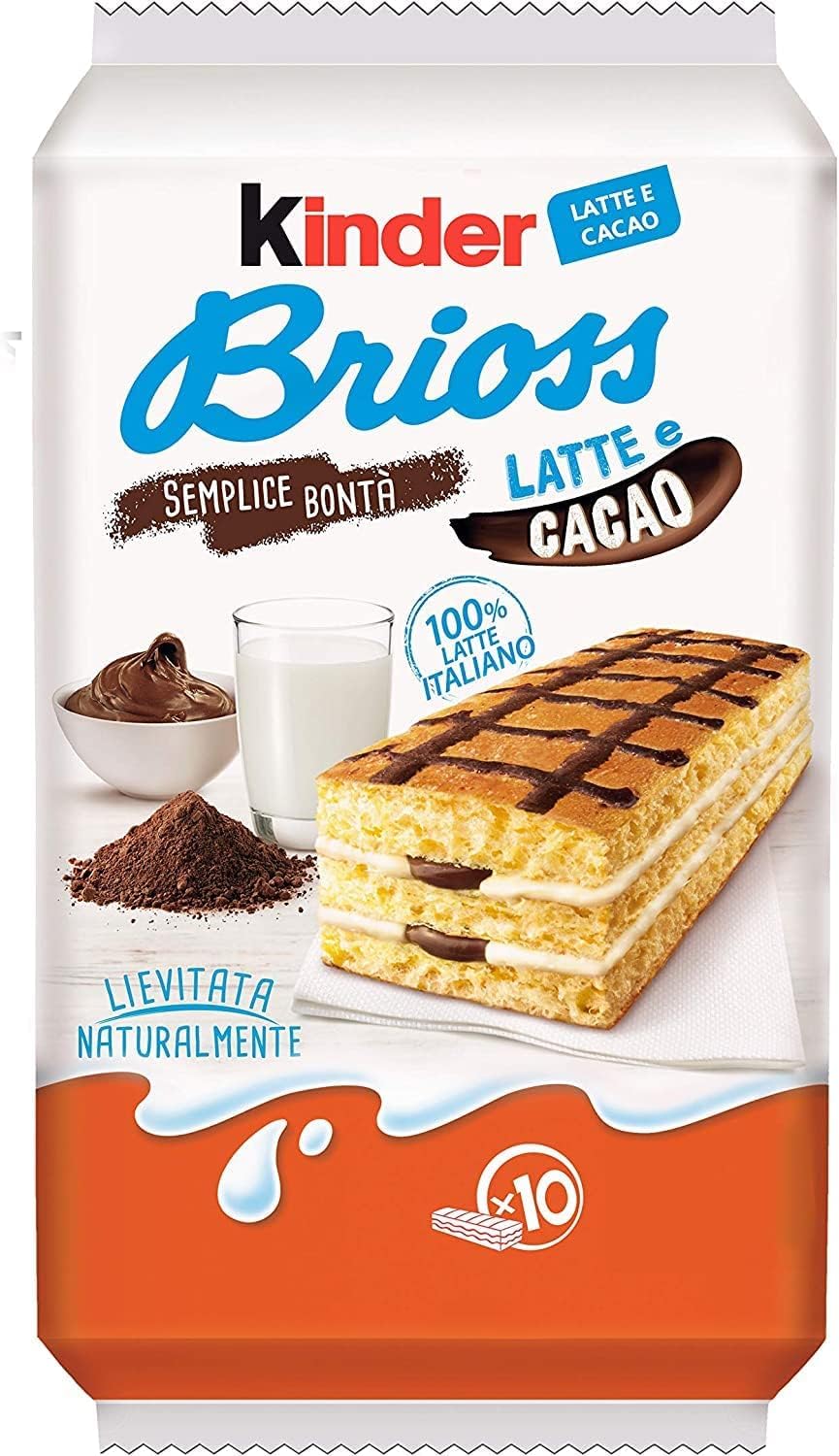 Italian Gourmet Bundle 12x 270g + Italian Gourmet Polpa Gratis – Gefüllte Milchcreme Kuchen & Frühstücks Snacks – Italienische Frühstückskuchen Mischung – XXL Vorteilspaket für Familie, Schule