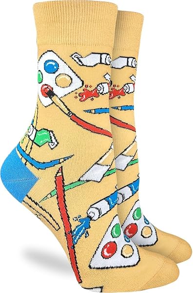 Good Luck Sock Women's Floral Dinosaurs Socks, Shoe Size 5-9 - 4