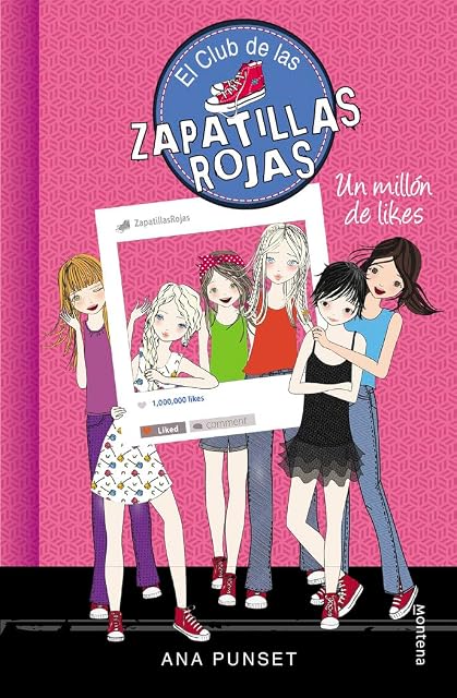 Portada de El Club de las Zapatillas Rojas 12 - Un millón de likes