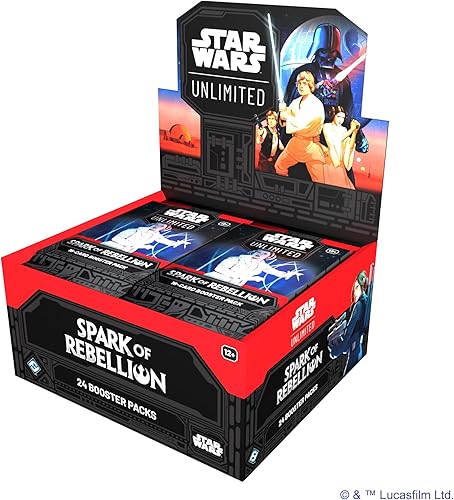 Miniatura 3 de Star Wars Unlimited TCG Spark of Rebellion Booster Display (Set of 24 Booster Packs) - Trading Card Game for Kids & Adults, Ages 12+, 2+ Players, 20