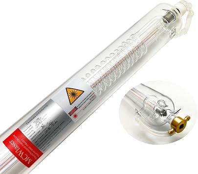 MCWlaser 80W Laser Tube Actual 80W-100W Length 1600mm Dia 60mm for CO2 Laser Engraver Cutting Machine;