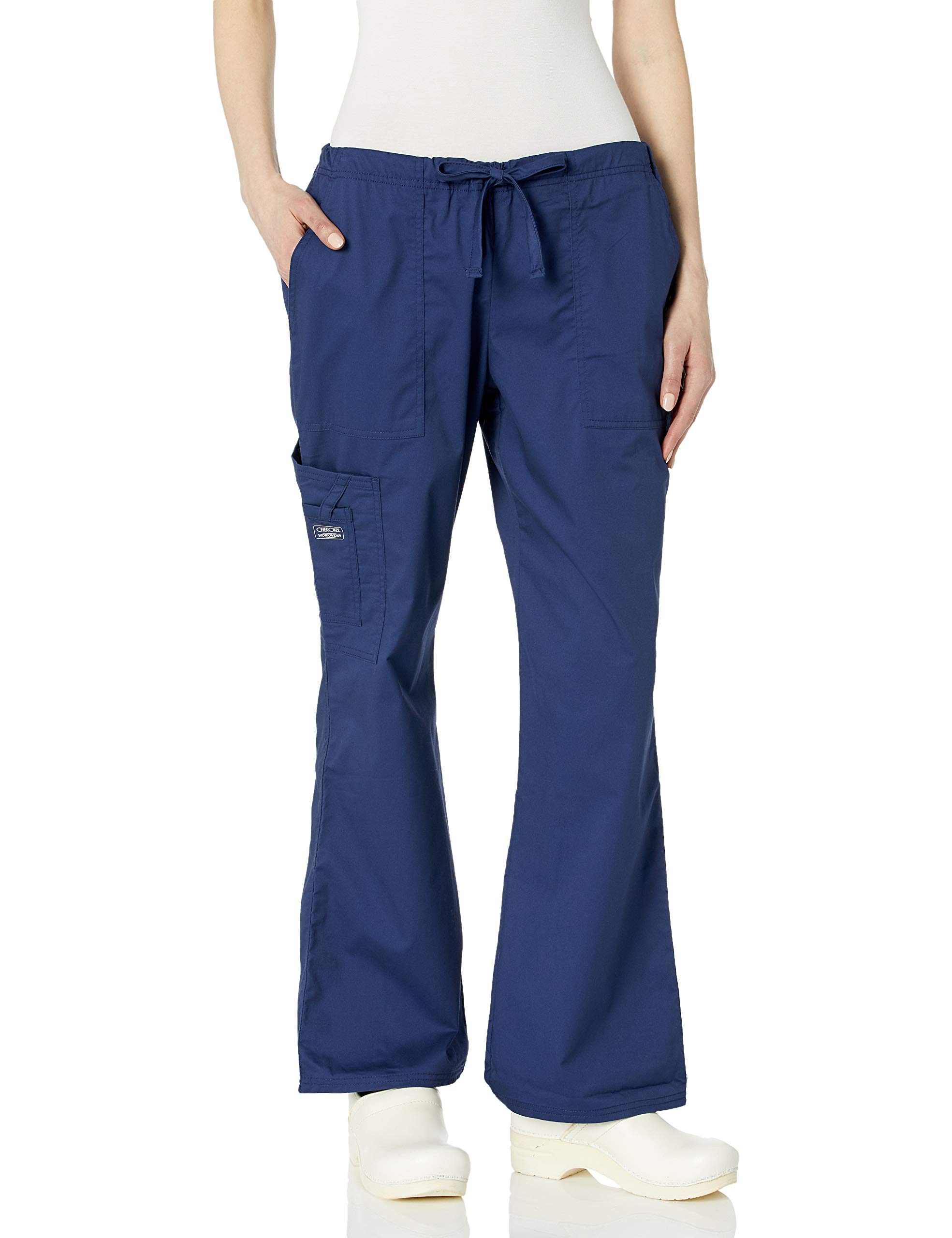 Women's Workwear Core Stretch Drawstring Cargo Scrubs Pant