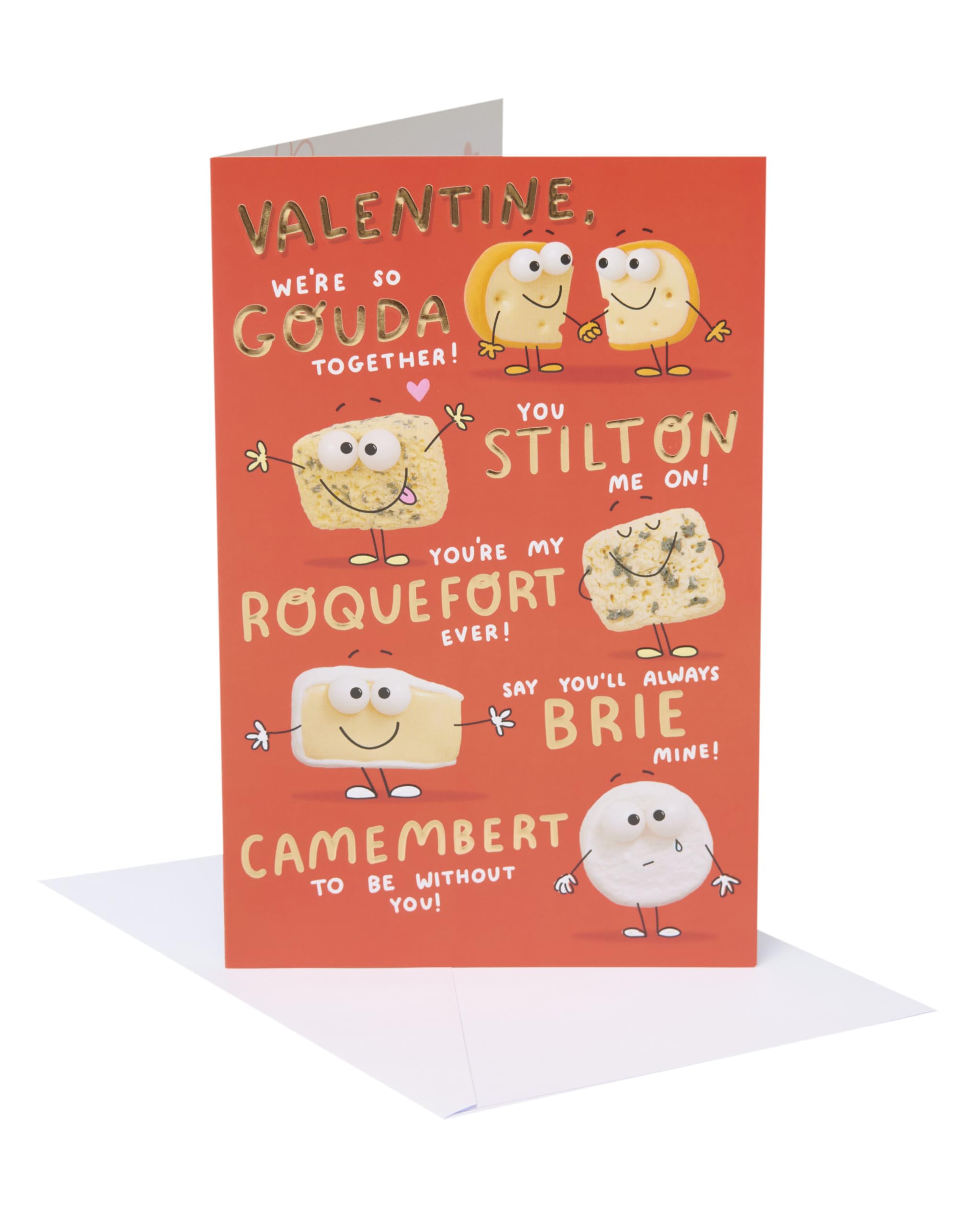 Biglietto D'auguri UK Greetings San Valentino Divertente – Con Busta, Formato 149x229 Mm, Frase Ironica Sull'amore - 2