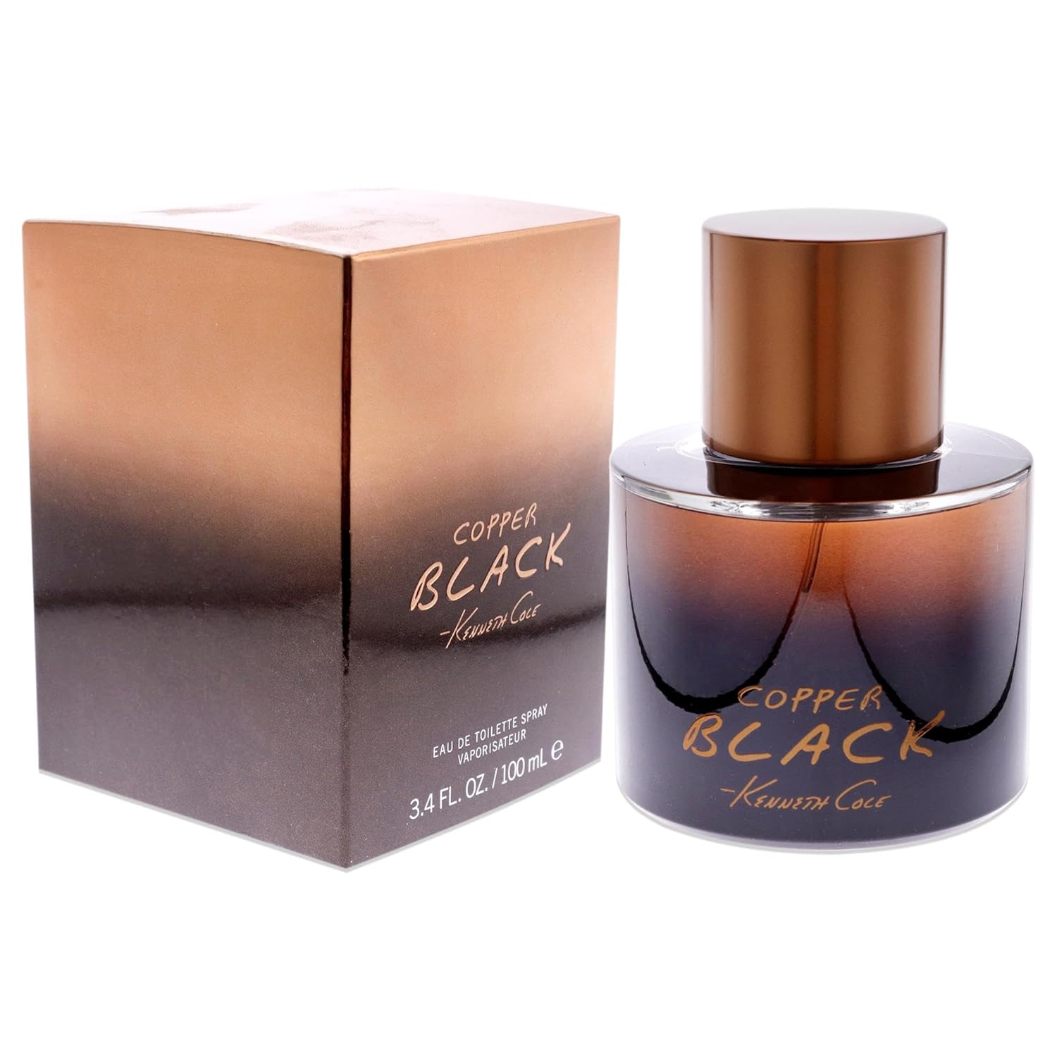 Kenneth Cole Copper Black Eau De Toilette Cologne for Men - Image 5