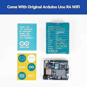SunFounder Elite Explorer Kit - Original Arduino Uno R4+ Clear Acrylic Case for Arduino UNO R4 WiFi
