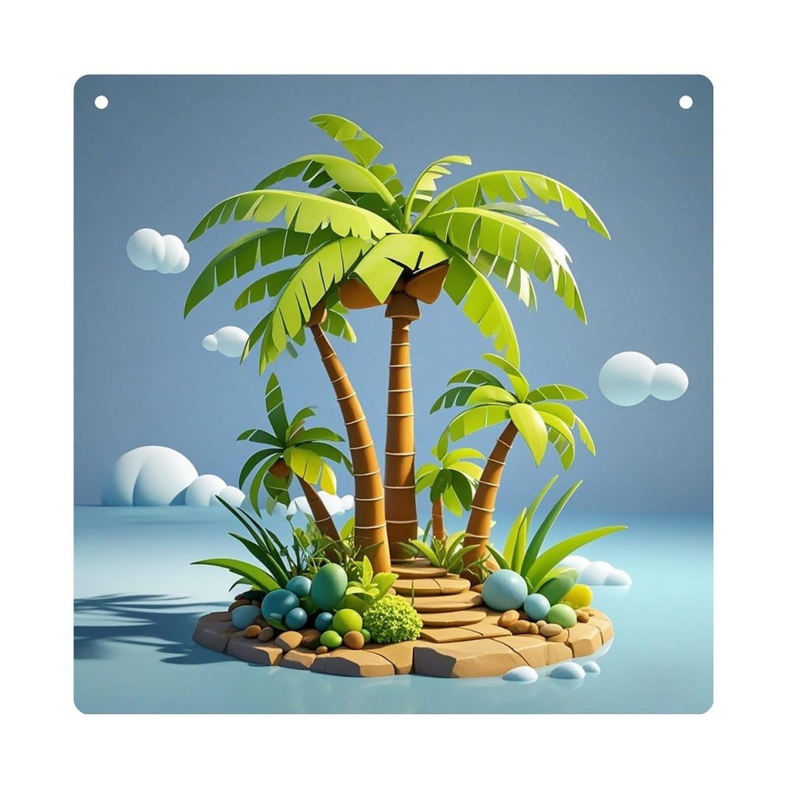 Tropical Tree Hanging Ornament Wall Decor Pendant