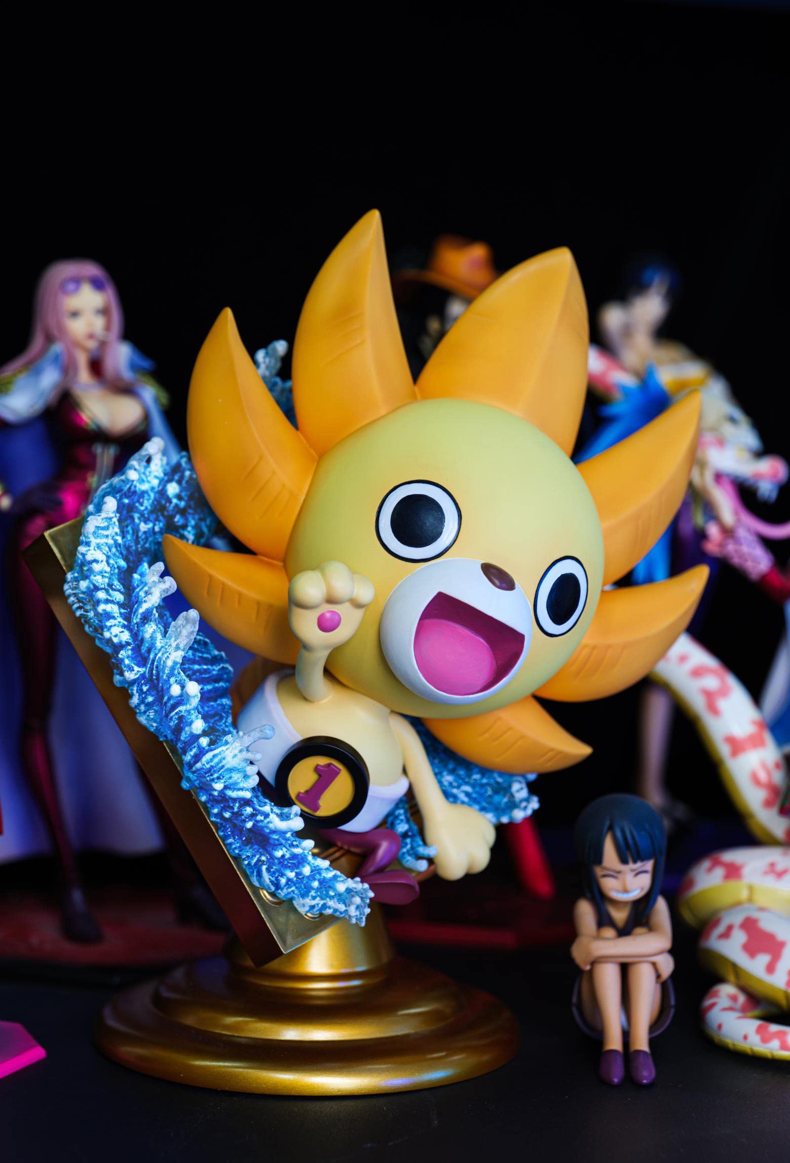 ワンピース サウザンドサニー号 ガレージキット ガレキ スタチュー① ワンピース サウザンドサニー号 フィギュア ガレージキット 塗装