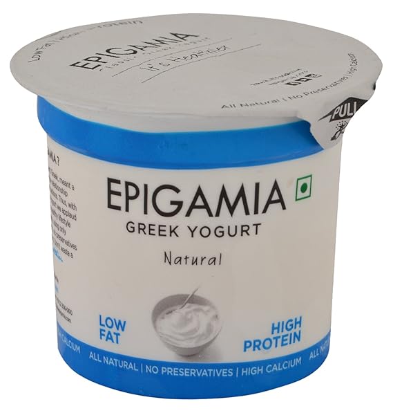 Epigamia Greek Yogurt Natural, 90g Pack Amazon.in